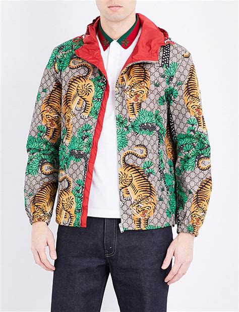 gucci tiger transparent flower|gucci tiger jacket.